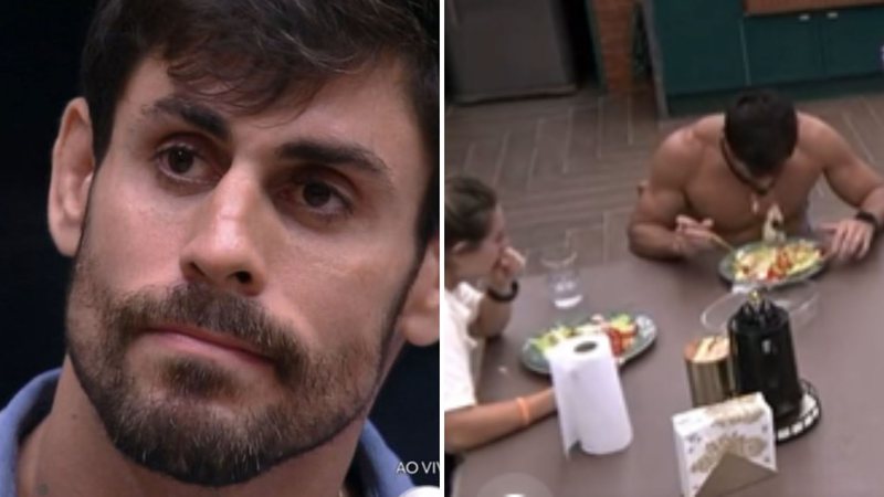 BBB23: Nojo! Sapato cospe tudo ao achar animal na comida: "Quero nem ver" - Reprodução/TV Globo