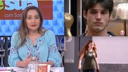 Sonia Abrão comparou Gabriel Tavares a Suzane von Richtofen no A Tarde É Sua - Reprodução/RedeTV!/Globo/Instagram