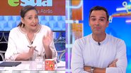 Sonia Abrão criticou Tadeu Schmidt no A Tarde É Sua - Reprodução/RedeTV!/Globo