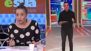 Sonia Abrão criticou o discurso feito por Tadeu Schmidt na eliminação de Paula do BBB23 - Reprodução/RedeTV!/Globo