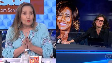 Sonia Abrão opinou sobre uma atitude de William Bonner e Renata Vasconcellos no Jornal Nacional - Reprodução/RedeTV!/Globo