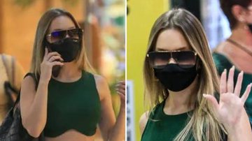 A atriz Carla Diaz ostenta com bolsa de R$ 25 mil e look monocromático em aeroporto do Rio de Janeiro; veja os cliques - Reprodução/AgNews