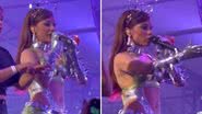 Anitta interrompe show para dar sermão em fã na plateia: "Abaixa esse cartaz" - Reprodução/Twitter