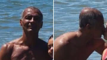 O ex-jogador de futebol Romário curte dia na praia de sunguinha ao lado da filha: "Minha vida" - Reprodução/Instagram