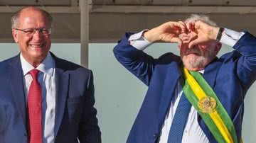 Após a posse, Geraldo Alckmin agradece e diz para Lula - Reprodução/Twitter