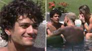 O ator Gabriel Santana vira piada de brothers após atitude em primeira festa do Big Brother Brasil 23: "Pra todos os lados" - Reprodução/Globo
