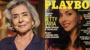 Betty Faria rebateu um internauta ao ser atacada por já ter posado nua - Reprodução/Instagram/Playboy