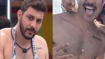 Saradíssimo, ex-BBB Caio Afiune surge irreconhecível após lipo LAD: "É você mesmo?" - Reprodução/TV Globo/Instagram