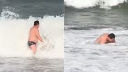 Fã flagra Marrone alterado em praia e publica vídeo absurdo: "Quase se afogou" - Reprodução/ Instagram