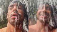 Cauã Reymond sensualiza durante banho de cachoeira e fãs enlouquecem - Instagram