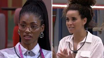 BBB23: Domitila e Tina colocam as cartas na mesa após Jogo da Discórdia: "Desprezando mulher" - Reprodução/TV Globo