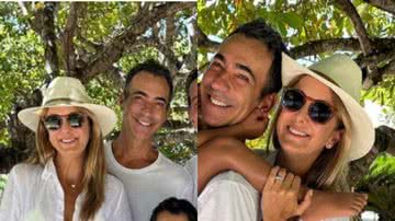 Esposa de Cesar Tralli compartilha clique em família e web se derrete: "Dou valor" - Reprodução\Instagram