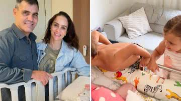 Esposa de Juliano Cazarré se emociona com encontro dos filhos após alta da caçula: "Só Deus sabe" - Reprodução/Instagram