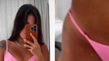 A ex-BBB Carol Peixinho ostenta corpo escultural de biquíni minúsculo na rede social: "Diga que acordou" - Reprodução/Instagram