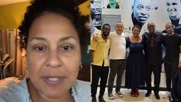 De luto, filha de Pelé se emociona ao receber apoio de familiares - Instagram