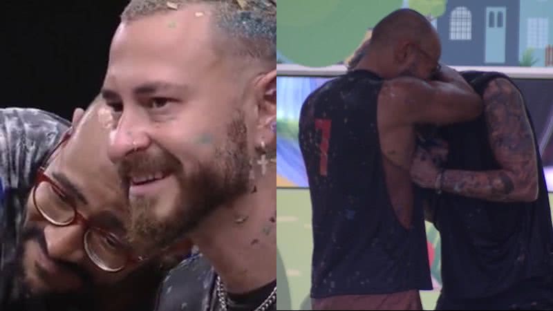 BBB23: Após 12 horas de prova, Fred e Ricardo saem vencedores e caem no choro - Reprodução/TV Globo