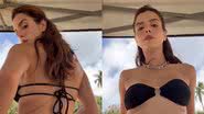 Giovanna Lancellotti ajeita biquíni em close no bumbum em vídeo - Reprodução/Instagram