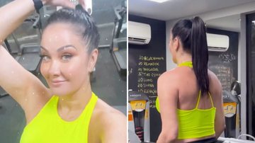Helen Ganzarolli treina de legging e top sem sutiã e agita fãs: "Dei zoom" - Reprodução/ Instagram