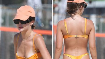 Errou o tamanho? Jade Picon escolhe biquíni largo e quase mostra demais em praia no Rio - AgNews