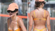 Errou o tamanho? Jade Picon escolhe biquíni largo e quase mostra demais em praia no Rio - AgNews
