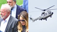 Lula e Janja chegam de helicóptero para se despedir de Pelé - AgNews