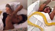 Mirella Santos coloca cobras na cama de MC Loma e cantora se desespera: "Passando mal" - Reprodução\Instagram