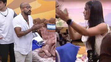BBB23: Ricardo e Larissa discutem ao vivo antes mesmo do Jogo da Discórdia - Reprodução/TV Globo