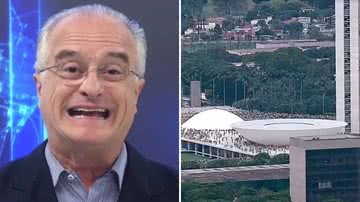 Não tolerou! SBT demite apresentador que defendeu golpistas em Brasília: "Limites legais" - Reprodução/SBT/Globo