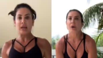 Scheila Carvalho ostenta corpão trincado ao postar treino intenso em casa: "Poderosa" - Reprodução\Instagram