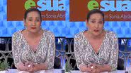 Sonia Abrão se emocionou ao falar sobre a morte de sua mãe durante seu retorno ao A Tarde É Sua - Reprodução/RedeTV!