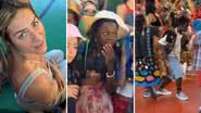 Os artistas Bruno Gagliasso e Giovanna Ewbank causam alvoroço em festa escolar dos filhos, Titi e Bless: "Arrasou" - Reprodução/Instagram