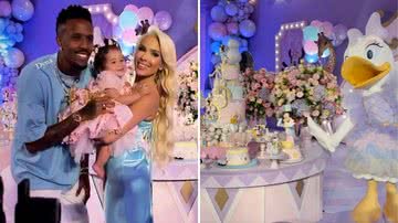 Filha de Éder Militão e Karoline Lima ganha festa luxuosa para celebrar 1 aninho - Reprodução/Instagram