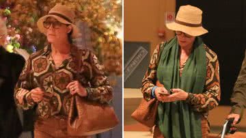 A atriz Christiane Torloni surge em momento raro com os pais de 93 anos em um shopping; confira os cliques - Reprodução/AgNews