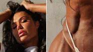 A musa fitness Gracyanne Barbosa puxa os cabelos para mostrar barriga trincada: "Melhor versão" - Reprodução/Instagram
