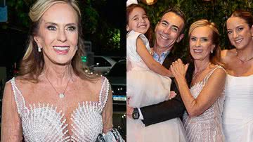 Helô Pinheiro celebra 80 anos com vestido deslumbrante e família reunida - AgNews/Paulo Tauil