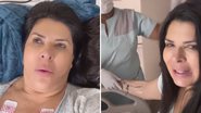Mara Maravilha surge em cama de hospital e assusta fãs: "A gente é forte" - Reprodução/ Instagram