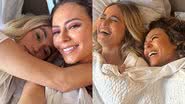 Paolla Oliveira deixa fãs de cabelo em pé ao surgir agarrada com Nanda Costa na cama - Reprodução/Instagram