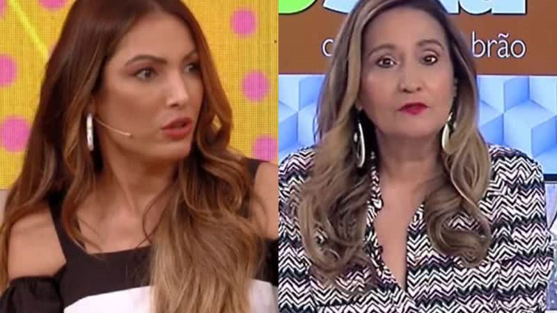 Patrícia Poeta rasga o verbo contra Sonia Abrão: "Até quando?" - Reprodução/Globo e Reprodução/RedeTV!
