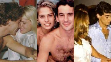 As ex-namoradas de Ayrton Senna - Reprodução/ Instagram e Globoplay