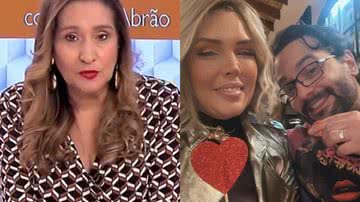 Sonia Abrão se emociona e entrega casamento de Simony - Reprodução/RedeTV e Reprodução/Instagram