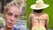 De fio-dental, Adriane Galisteu vira de costas e dá close em bumbum: "Musa" - Reprodução/ Instagram