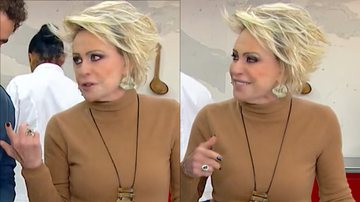 Baixaria? Ana Maria polemiza ao ensinar beijo grego ao vivo: "Língua no rabo" - Reprodução/TV Globo