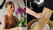 Esposa de Justus inova ao colocar a mesa para jantar luxuoso: "Jeito diferente" - Reprodução/ Instagram