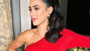 Bruna Biancardi encantou ao exibir o barrigão em um vestido vermelho - Reprodução/Instagram