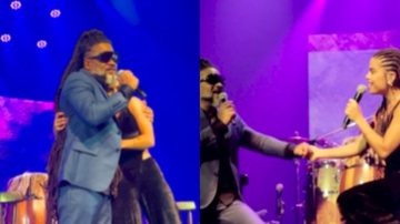 Carlinhos Brown canta com filha gata em show e surpreende web: "Meu Deus" - Reprodução/ Instagram