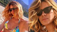 Mesmo sentada, Carolina Dieckmann ostenta tanquinho em dia de praia - Reprodução/Instagram