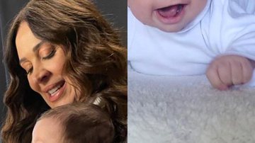 Claudia Raia aparece com filho de quatro meses gigante no trabalho - Reprodução/Instagram