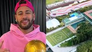 A mansão luxuosa de Neymar - Reprodução/ Instagram e Twitter
