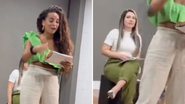Cara de Amanda para Domitila durante teste na Globo gera críticas: "Desdém" - Reprodução/ Instagram
