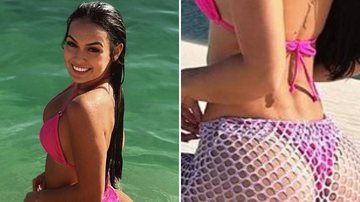 Ex-BBB Larissa Santos causa alvoroço com corpão quase explodindo o biquíni: "Sereia" - Reprodução/Instagram